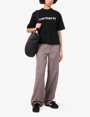 CARHARTT WIP: Archive Script Logo-Print Cotton T-Shirt