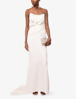 SABINA BILENKO: Sacha Corset Woven Gown