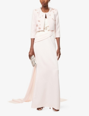 SABINA BILENKO: Esther Embellished Woven Bolero Jacket