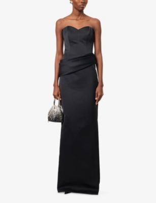 SABINA BILENKO: Diana Corset Woven Gown