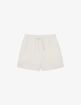 Reiss Womens Ivory Bea Knitted Shorts In White