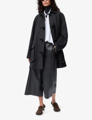 Loewe Wool Turtleneck Sweater In Black