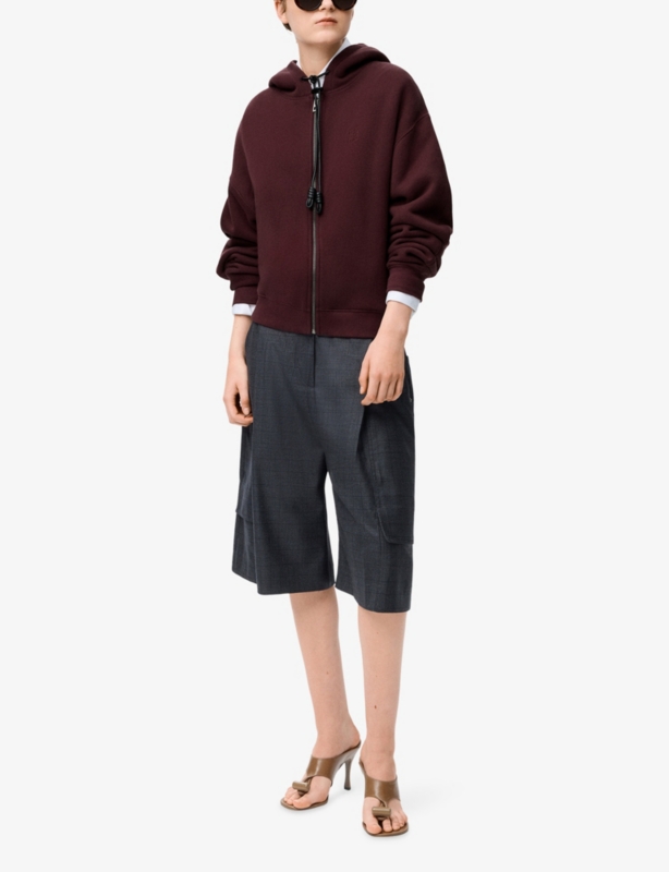 Flamenco Zip-Up Cotton-Blend Fleece Hoody