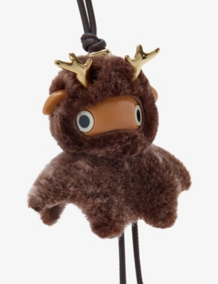 LOEWE: Deer Shearling Charm