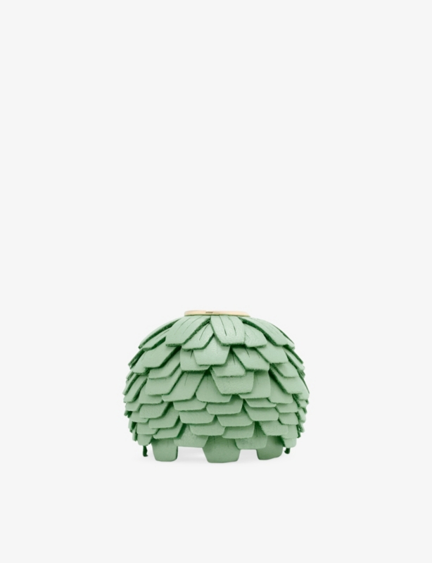 Flower Dice Leather Charm