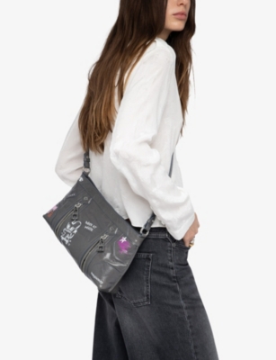 ZADIG&VOLTAIRE: Zadig&Voltaire x Humberto Cruz Sunny Moody Leather Cross-Body Bag