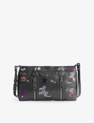 Zadig & Voltaire Womens Road Zadig&voltaire X Humberto Cruz Sunny Moody Leather Cross-body Bag