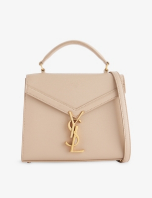 RESELFRIDGES: Pre-Loved Saint Laurent Cassandra Leather Top-Handle Bag