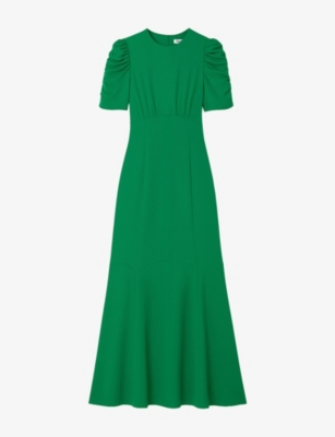 RO&ZO: Belle Puff-Sleeve Woven MaxiDress