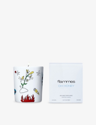 FLAMMES: Aries Oh Honey Scented Candle 300g