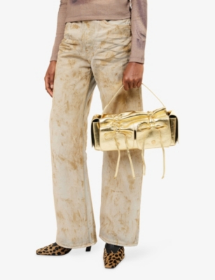 ACNE STUDIOS: Multipocket Leather Shoulder Bag