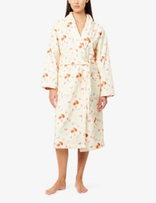 Djerf Avenue Womens Fruit Terry-cotton Robe Xs In Multi