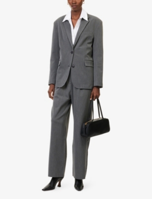 DJERF AVENUE: Forever Notch-Lapels Stretch-Woven Blazer