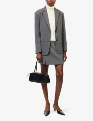 DJERF AVENUE: Must Have Split Stretch-Woven Mini Skirt