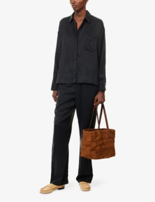 DJERF AVENUE: On The Go Relaxed-Fit Woven Shirt