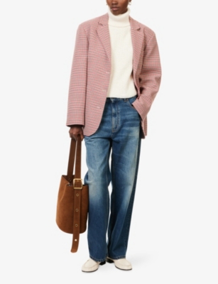 Djerf Avenue Womens  Turtleneck Sleeveless Cotton-knit Top In Neutral