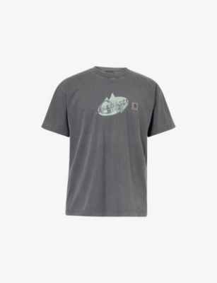 CARHARTT WIP: Vista Dyed Cotton-Jersey T-Shirt