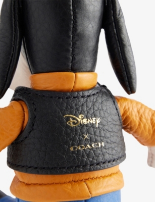 Coach Disney X  Goofy Leather Keyring
