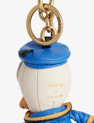 COACH: Disney x Coach Donald Duck Leather Keyring