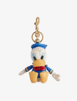 COACH: Disney x Coach Donald Duck Leather Keyring
