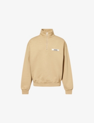 JACQUEMUS: Le Camionneur Logo-Tab Cotton Sweatshirt