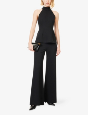 VERONICA BEARD: Kalinda Wide-Leg Woven Trousers