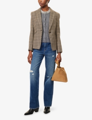 VERONICA BEARD: Daro Crystal-Embellished Wool Cardigan