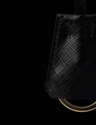 PRADA: Re-Edition 2005 Mini Velvet And Leather Shoulder Bag