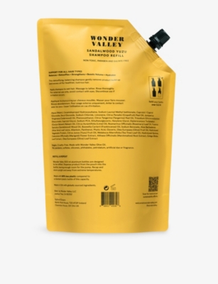 WONDER VALLEY: Sandalwood Yuzu Shampoo Refill 1L