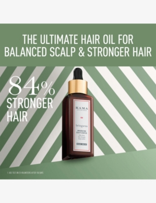 None Bringaras Scalp And Hair Oil In Black