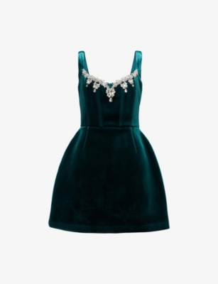 green emerald velvet dress Amazon.com: SoDigne Sparkly Lace Applique Homecoming Dresses for Teens Short  Cold Shoulder Black Glitter Tulle Mini Formal Party Gowns Petite Size 0 :  Clothing, Shoes & Jewelry main image 0