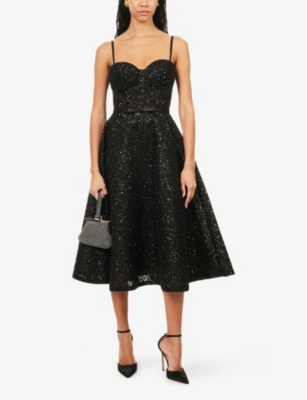 Nadine Formal Sequin Midi Dress