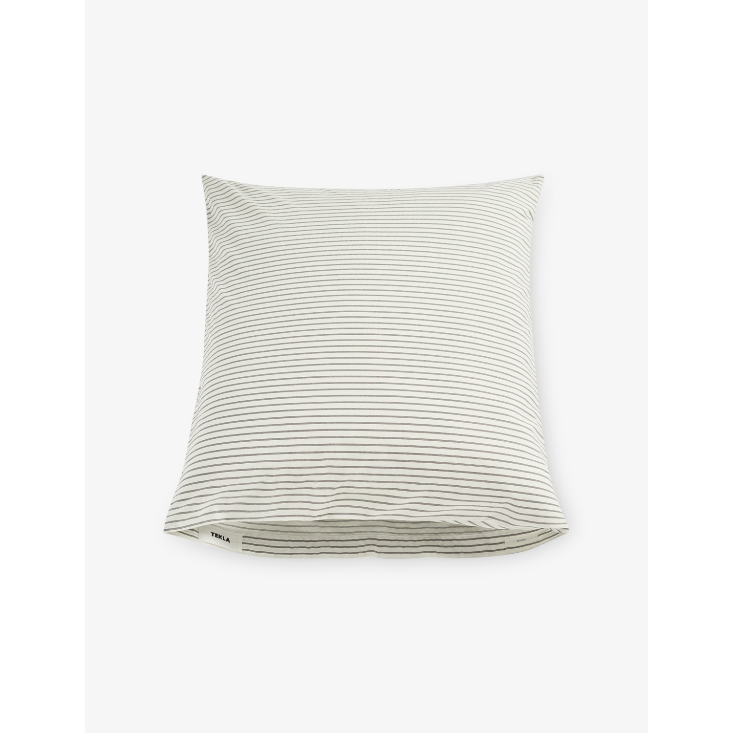 Tekla Percale Striped Cotton Pillowcase, Standard