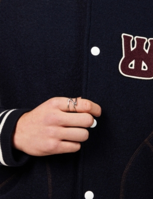 Tateossian Mens Silver Colour  X Zaha Hadid Design Apex Sterling-silver Ring In Silver