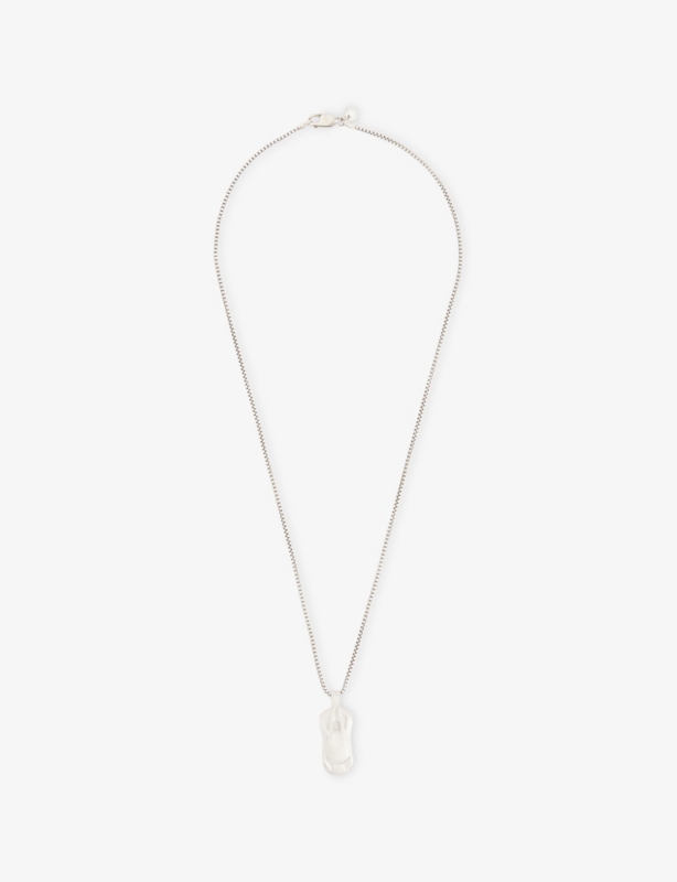 Tateossian x Automobili Lamborghini Miniature Rhodium-Plated Sterling Silver Necklace