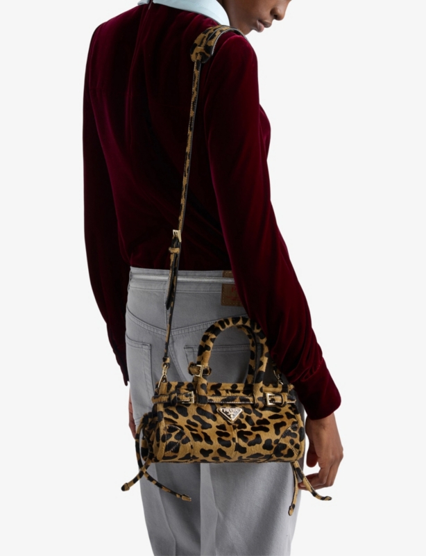 Bonnie Mini Printed Leather Handbag