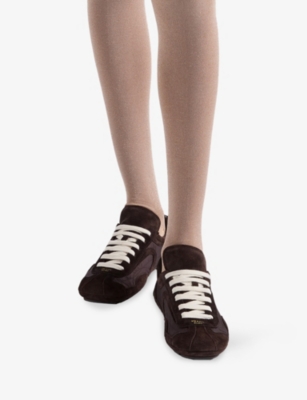 PRADA: Montecarlo Suede And Nylon Trainers