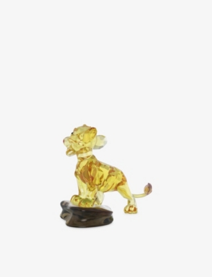 Swarovski Womens The Lion King Crystal Figurine In Transparent
