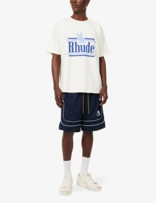 RHUDE: Rossa Short-Sleeve Cotton-Jersey T-Shirt