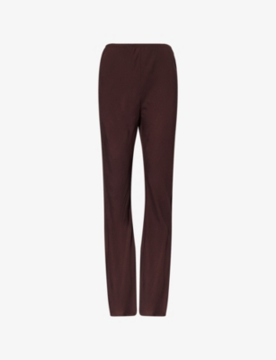 DISSH: Suntia Bias-Cut Chiffon Trousers