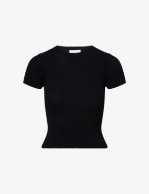 DISSH: Clo Ribbed Baby Woven T-Shirt