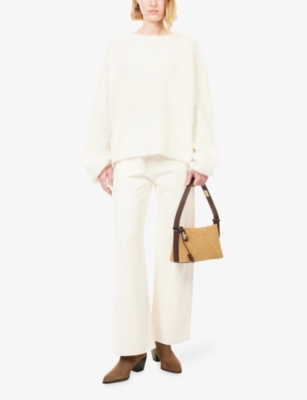 DISSH: Alyssa Round-Neck Stretch-Wool Blend Jumper