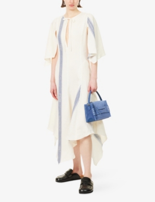 ruffle linen dress Ruffled Linen Dress main image 1