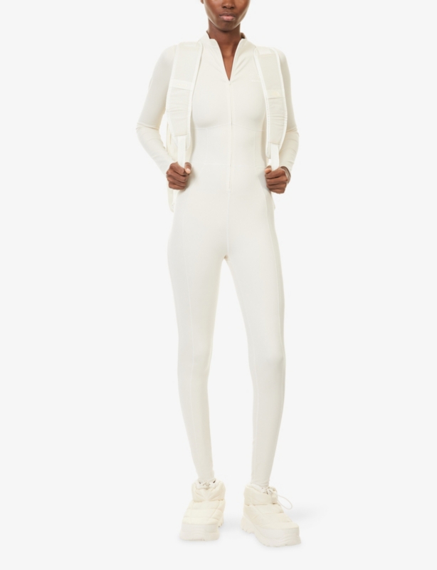 The North Face x SKIMS Long-Sleeves Stretch-Woven Jumpsuit