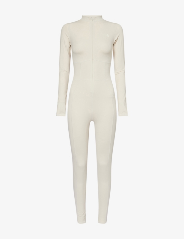 The North Face x SKIMS Long-Sleeves Stretch-Woven Jumpsuit