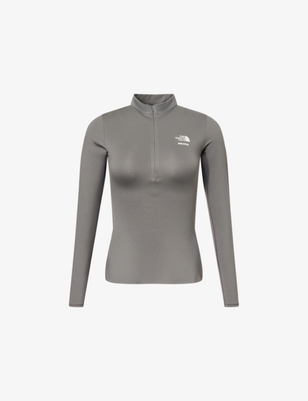 The North Face x SKIMS Refina Stretch-Woven Long-Sleeve Top