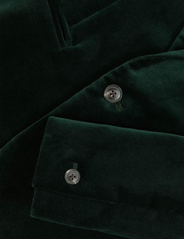 Apsara Single-Breasted Stretch-Velvet Blazer 9-13 Years