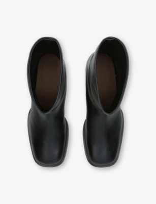 DEAR FRANCES: Cade Leather Ankle Boots