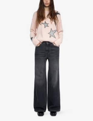 ZADIG&VOLTAIRE: Markuz Star-Motif Cashmere Jumper