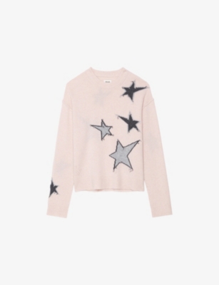 ZADIG&VOLTAIRE: Markuz Star-Motif Cashmere Jumper